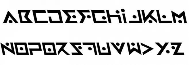Iron Cobra Leftalic Schriftart Groß