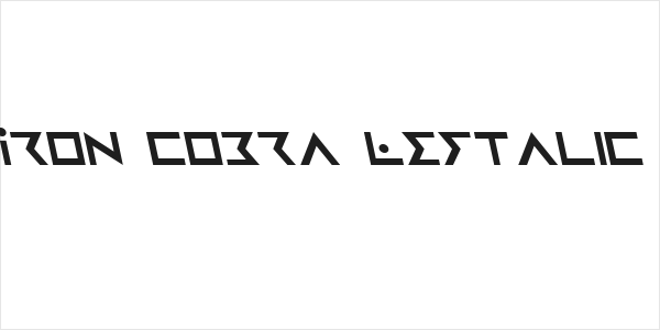 Iron Cobra Leftalic Logo
