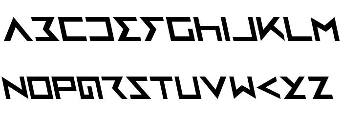Iron Cobra Leftalic フォント 小文字