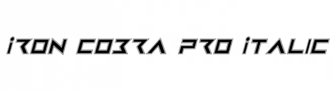 Iron Cobra Pro Italic  Frei Schriftart Herunterladen