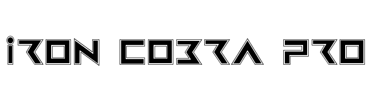 Iron Cobra Pro  baixar fontes gratis