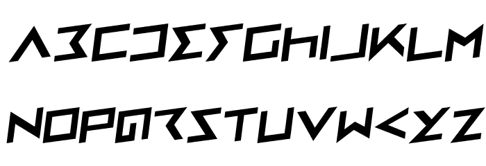 Iron Cobra Rotalic Font Litere mici