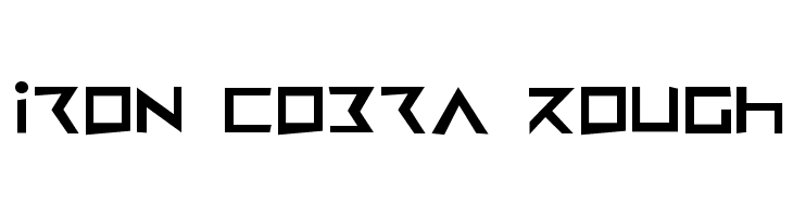 Iron Cobra Rough  免费字体下载