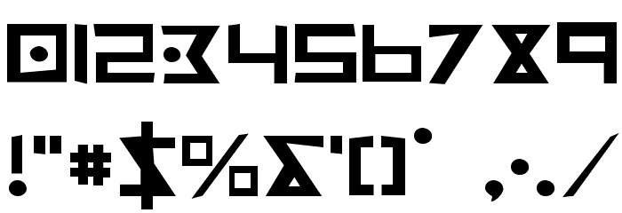 Iron Cobra Rough Font OTHER CHARS