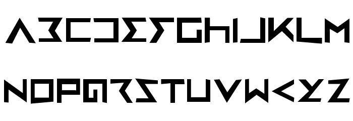 Iron Cobra Rough Font LOWERCASE