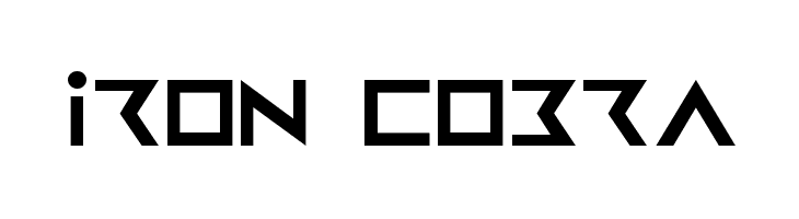 Iron Cobra Schriftart