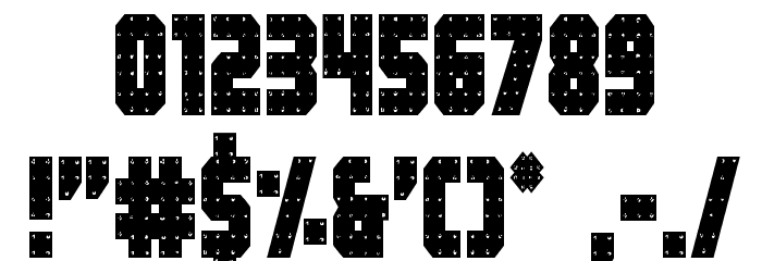 Iron Forge Condensed Font OTHER CHARS