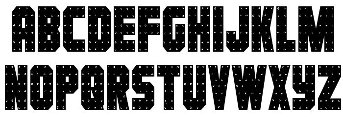 Iron Forge Condensed Font LOWERCASE