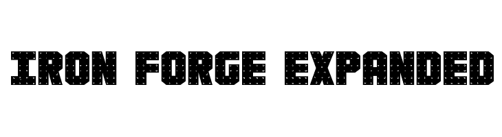 Iron Forge Expanded  Frei Schriftart Herunterladen