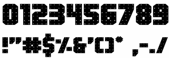 Iron Forge Expanded Font OTHER CHARS