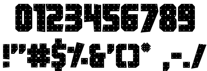Iron Forge Irregular Font OTHER CHARS