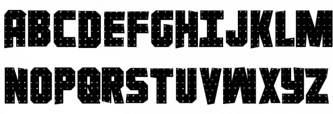 Iron Forge Irregular 字体 大写