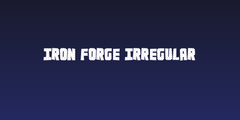 Iron Forge Irregular Social Header