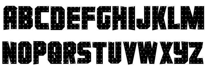 Iron Forge Irregular Font LOWERCASE