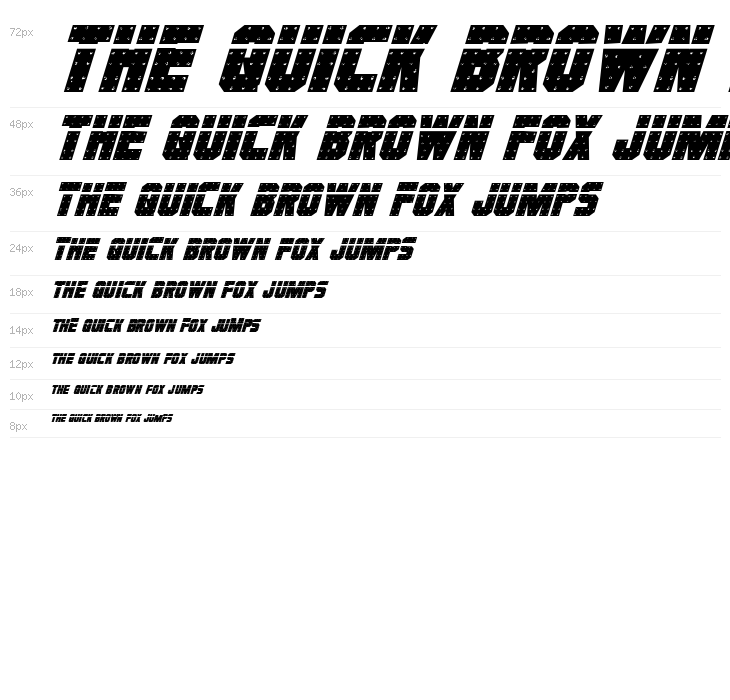 Iron Forge Laser Italic Waterfall