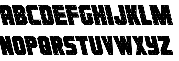 Iron Forge Leftalic Font LOWERCASE
