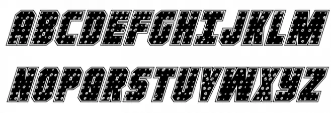 Iron Forge Plate Italic Polices MAJUSCULES