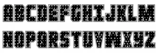 Iron Forge Plate Regular Polices MAJUSCULES