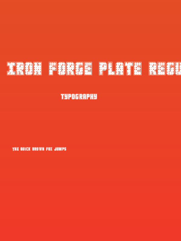 Iron Forge Plate Regular Poster