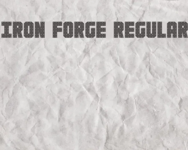 Iron Forge Regular Example 2