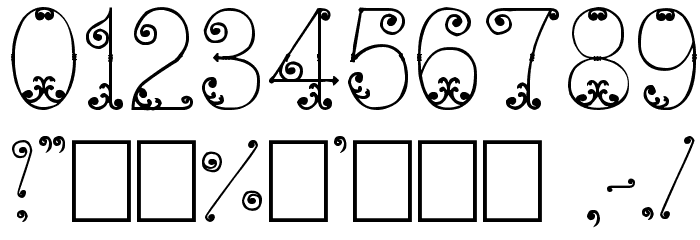 Iron Gate Font OTHER CHARS