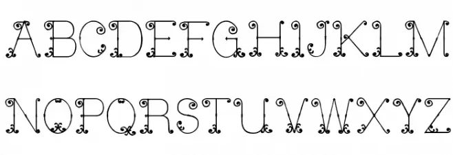 Iron Gate Schriftart Groß