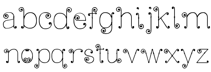 Iron Gate Font LOWERCASE