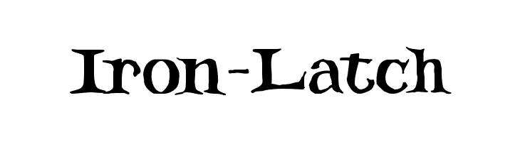 Iron-Latch  Fuentes Gratis Descargar