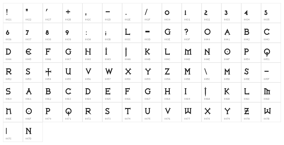 Iron League Black Character Map