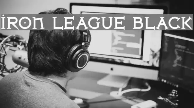 Iron League Black Font examples