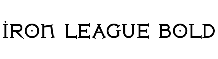 Iron League Bold  les polices de caractères gratuit tlcharger