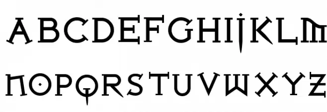 Iron League smallcaps Bold Font Litere mici