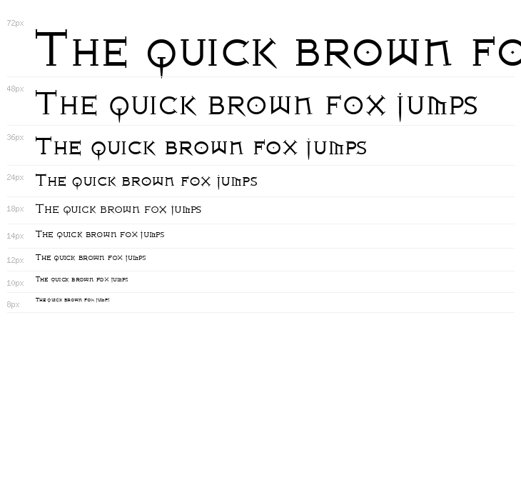 Iron League smallcaps Waterfall