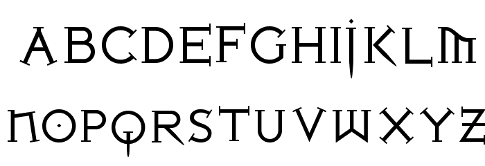 Iron League smallcaps Font LOWERCASE