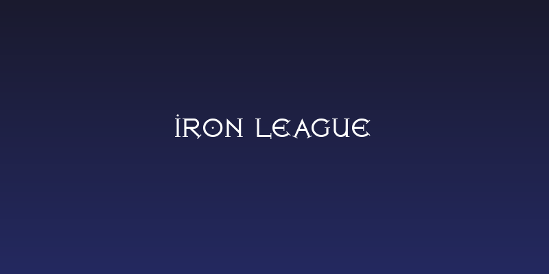 Iron League Social Header