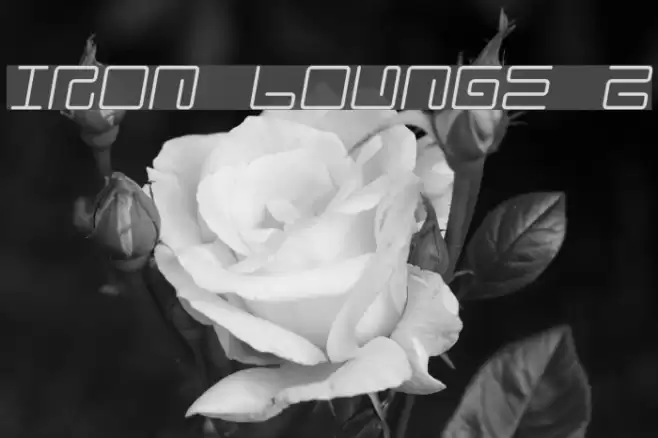 Iron Lounge 2 Font examples