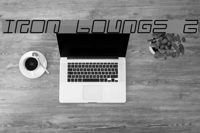 Iron Lounge 2 Font examples