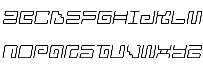 Iron Lounge 2 Font LOWERCASE