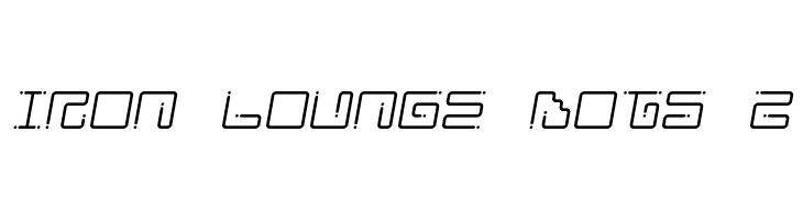 Iron Lounge Dots 2  नि: शुल्क फ़ॉन्ट्स डाउनलोड