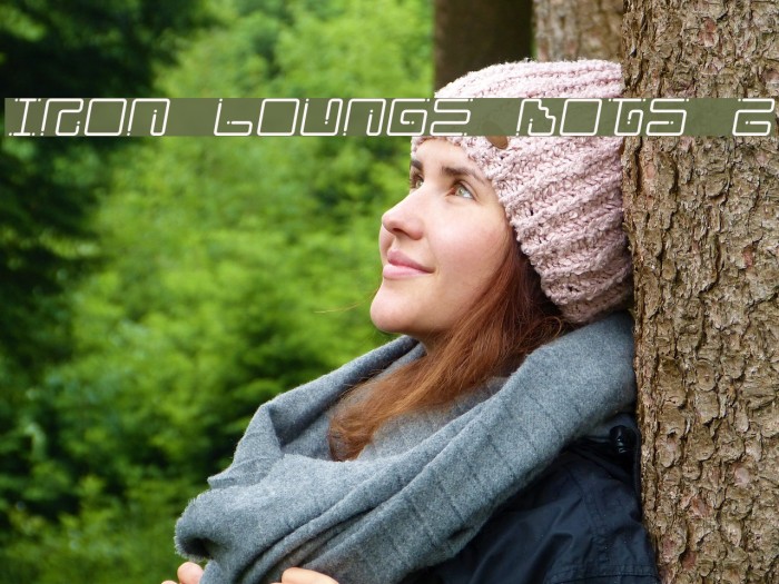 Iron Lounge Dots 2 Шрифта examples