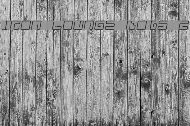 Iron Lounge Dots 2 Шрифта examples