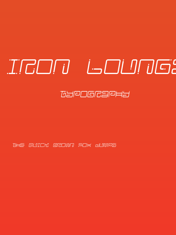 Iron Lounge Dots 2 Poster