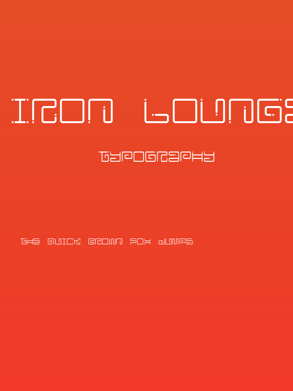 Iron Lounge Dots Poster