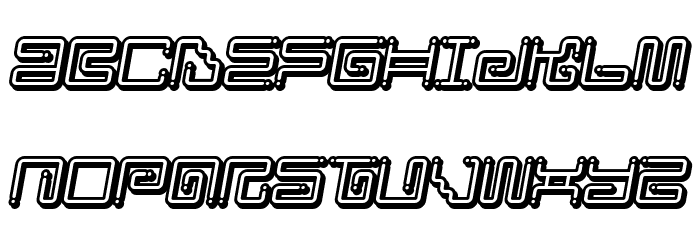 Iron Lounge Smart Dot 2 Font LOWERCASE