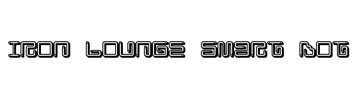 Iron Lounge Smart Dot  font caratteri gratis