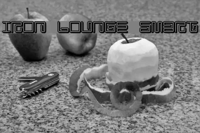 Iron Lounge Smart Font examples