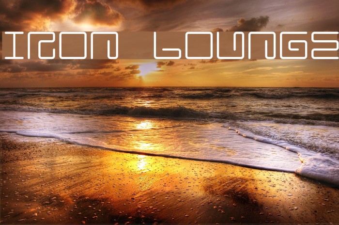 Iron Lounge Font examples