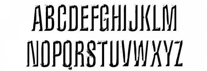 Iron Lung Schriftart Groß