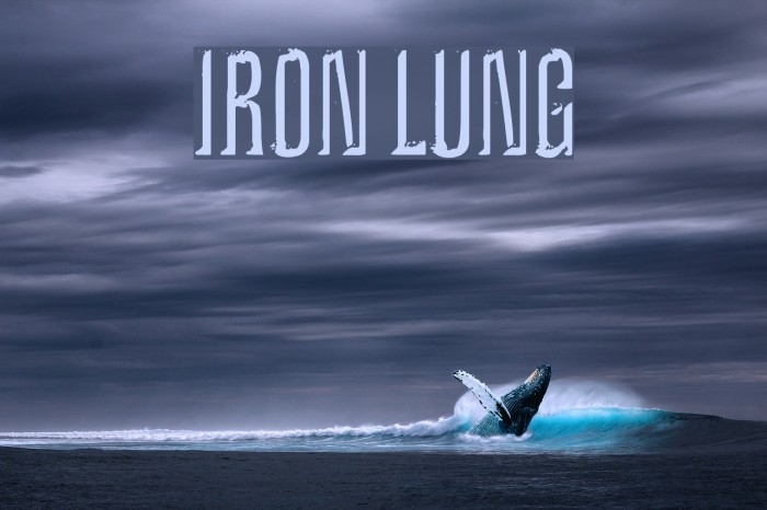 Iron Lung Font examples