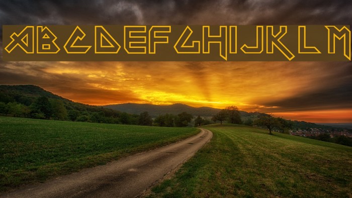 Iron Maiden Font examples